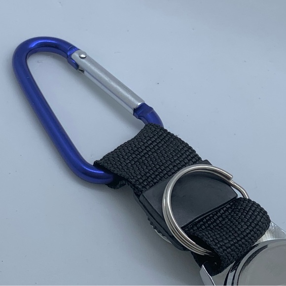 Dreams 40mm silver tone clip on  compass pocket watch w/battery - Picture 4 of 5